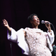 Aretha Franklin performs onstage at the Elton John AIDS Foundation Commemorates Its 25th Year And Honors Founder Sir Elton John During New York Fall Gala at Cathedral of St. John the Divine on November 7, 2017, in New York City.